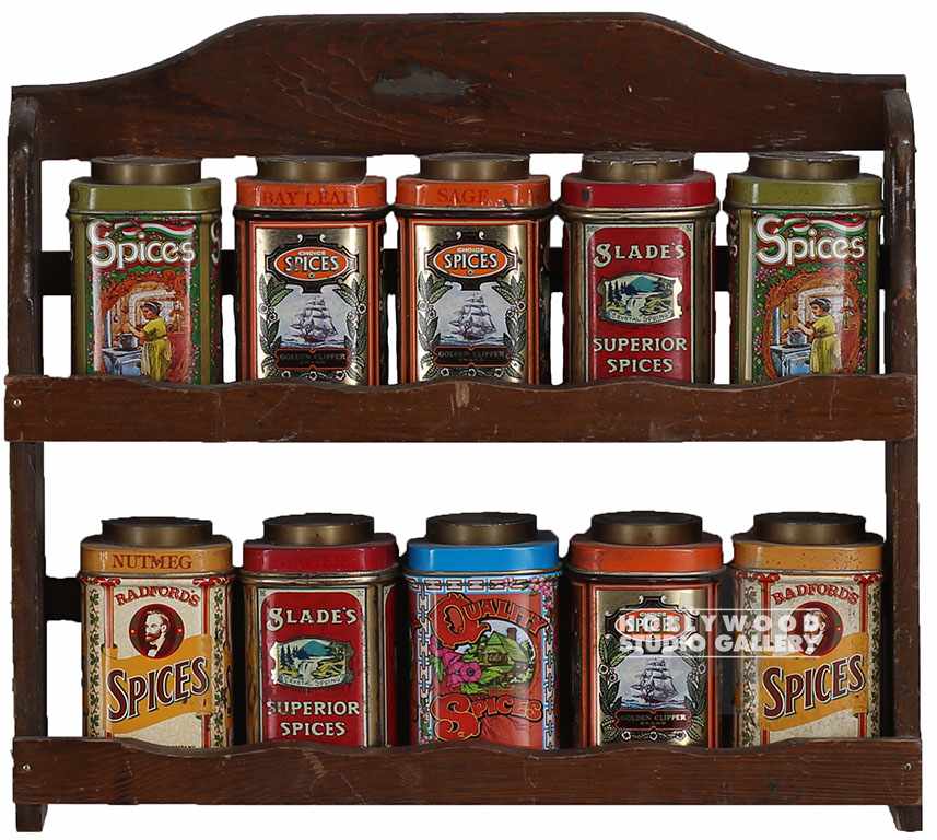 10x12 SPICE RACK PLUS 10 SPICE CANS in Kitchen